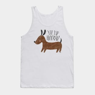 Yip Yip Hurray Weenie Dog Tank Top